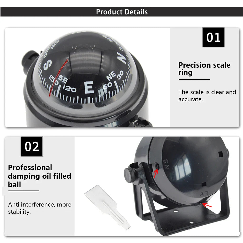 NNEOBA Professional Boat Compass Set